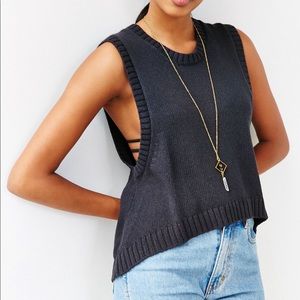 NWOT Mouchette High/Low Muscle Sweater - sz XS